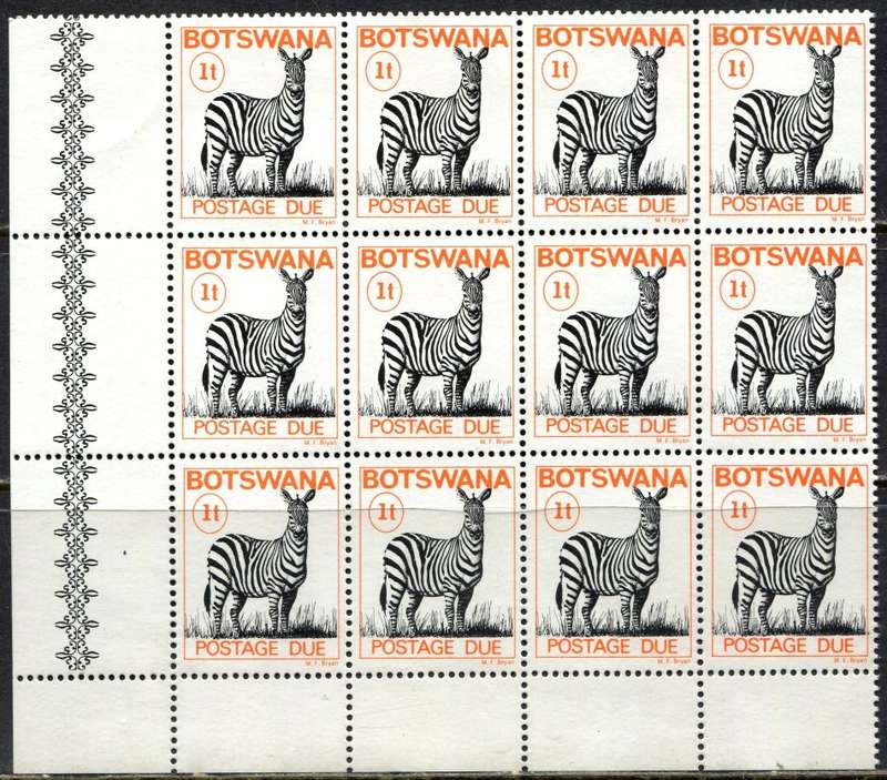 Botswana - Block of 12 - 1977 - MNH