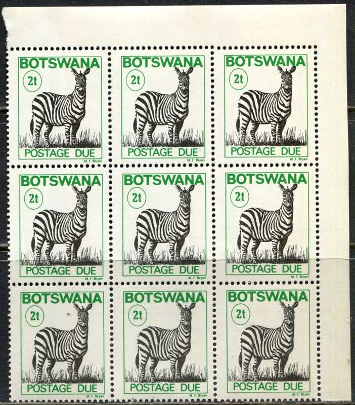 Botswana - Block of 9 - 1989 - MNH