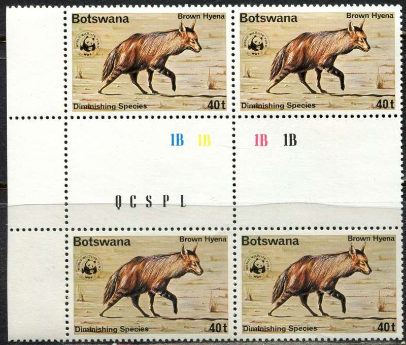 Botswana - Gutter Block of 4 - 1977 - MNH