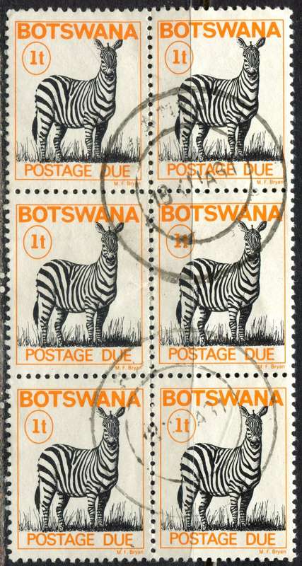 Botswana - Block of 6 - 1977 - Used