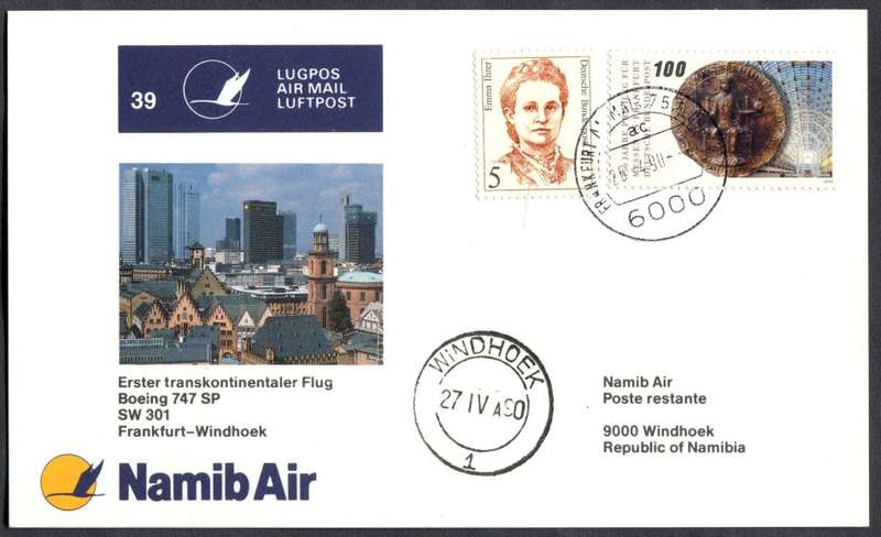 Namibia - Flight Card