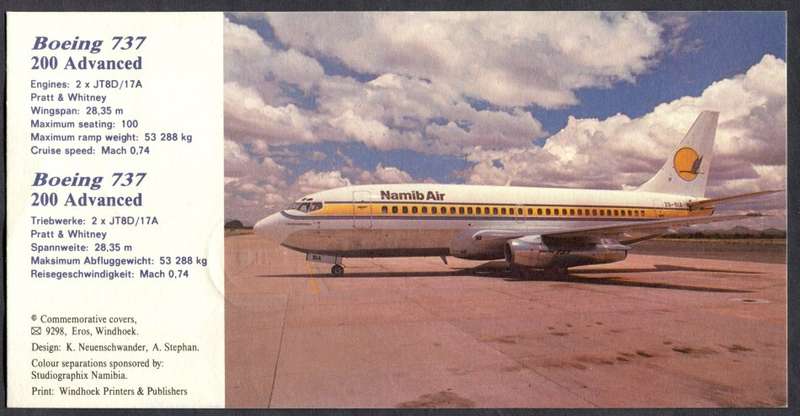Namibia - Flight Card