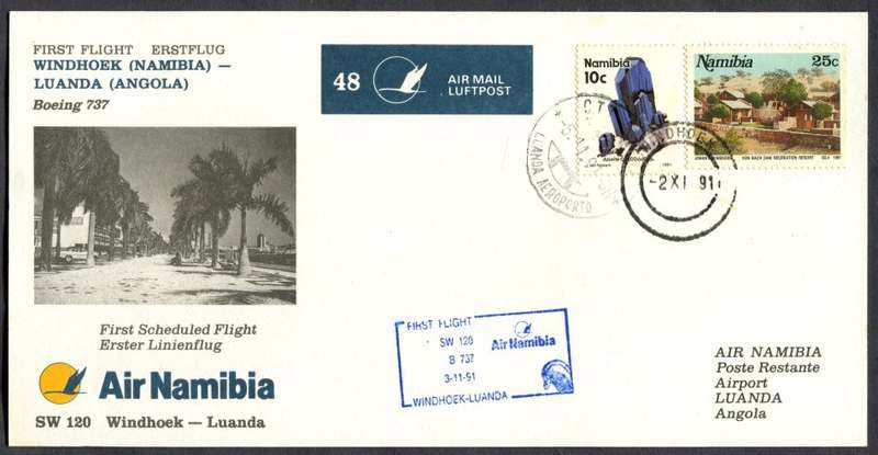 Namibia - Flight Card
