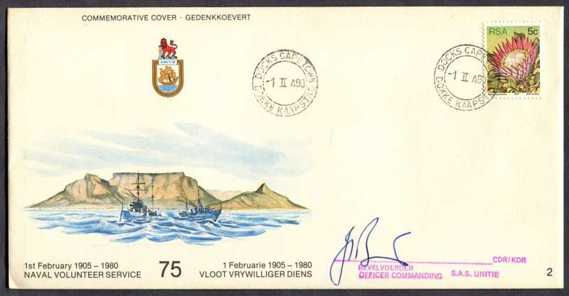 RSA - SA Navy Cover - Signed