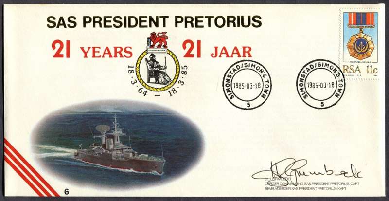 RSA - SA Navy Cover - Signed