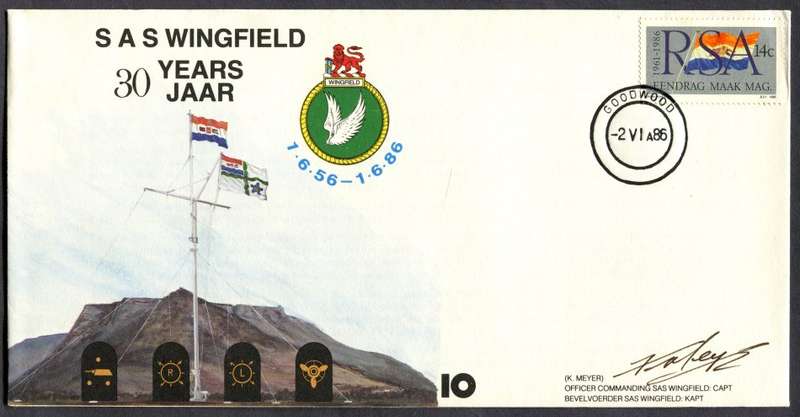 RSA - SA Navy Cover - Signed