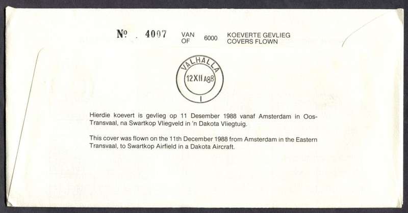 RSA - Flight Anniversary Cover