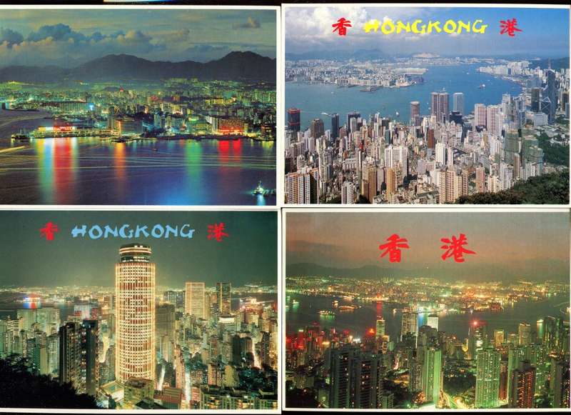 Hong Kong - 10 Post Cards