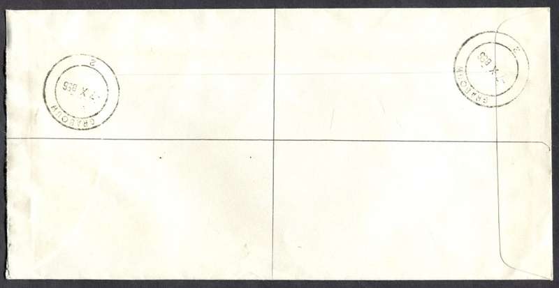 RSA - Cover Registered At Grabouw Post Office