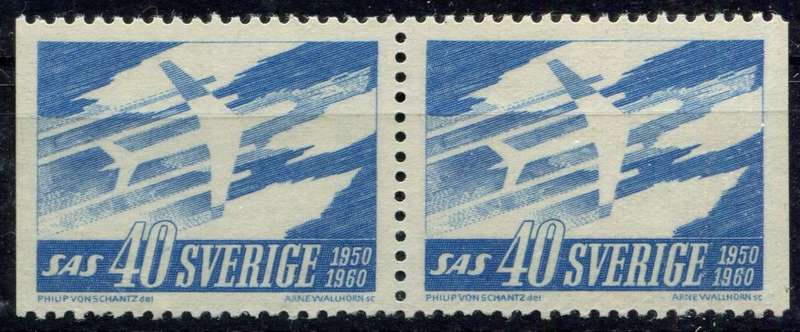 Sweden - Aircraft - 1961 - MNH