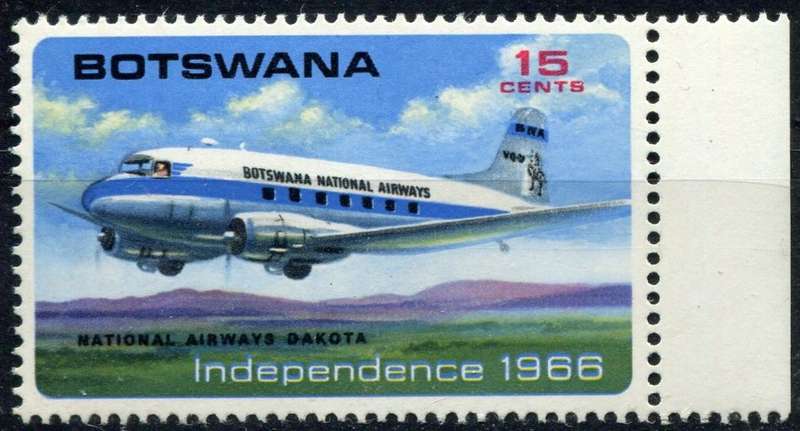 Botswana - Aircraft - 1966 - MNH
