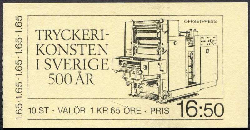 Sweden - Complete Booklet - 1980 - MNH