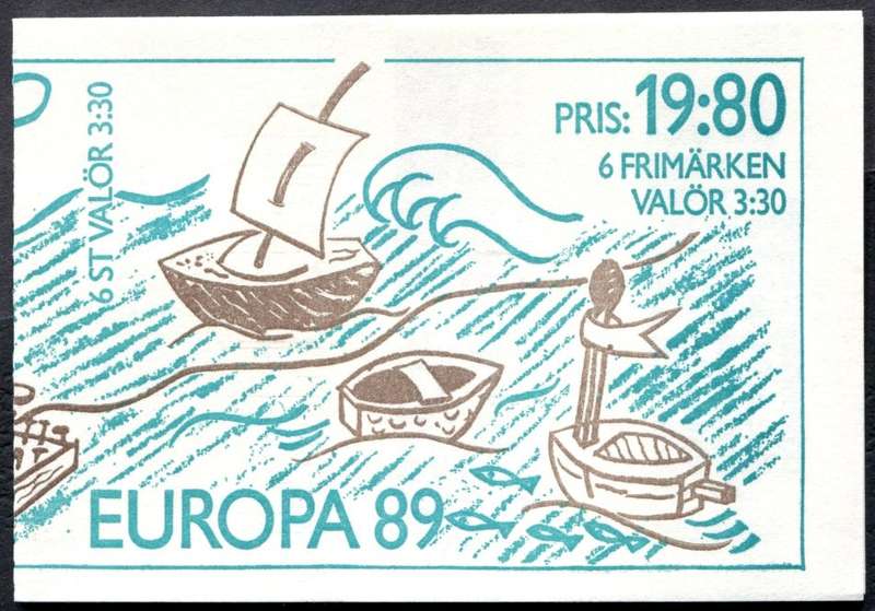 Sweden - Complete Booklet - 1989 - MNH