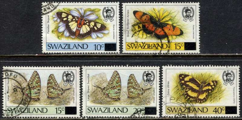 Swaziland - Butterflies - 1990 - Used