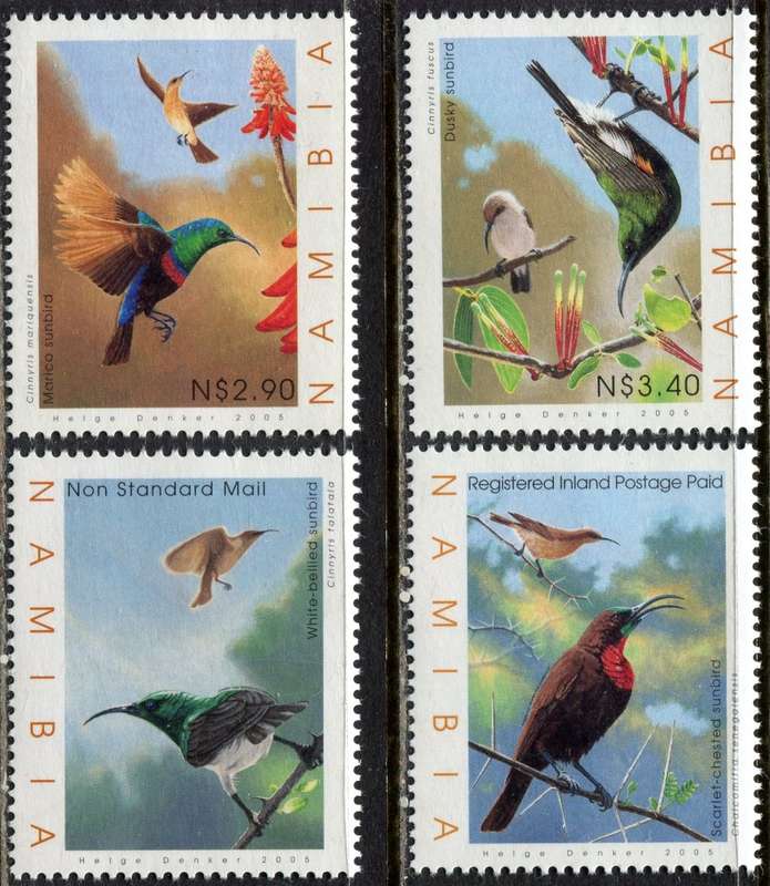 Namibia - Birds - 2005 - MNH