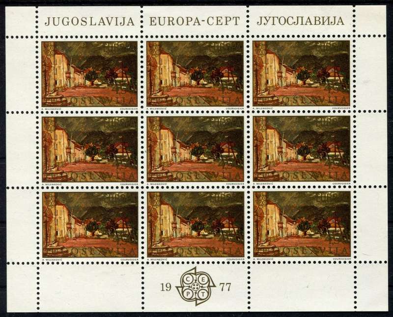 Yugoslavia - Miniature Sheet - 1977 - MNH