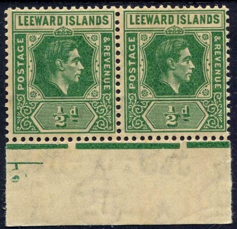 Leeward Islands - 1938  - MM - Toned