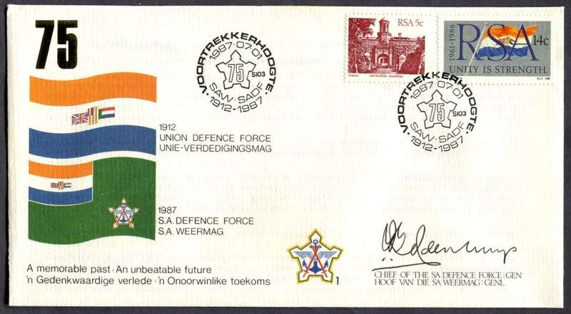 RSA - Signed Defense Force Cover