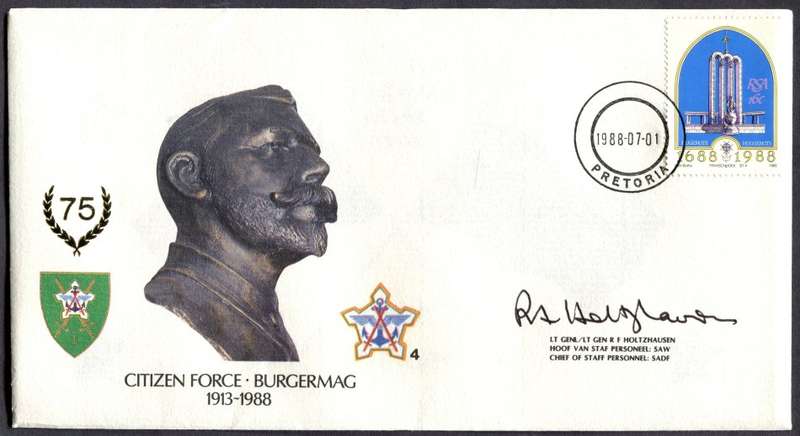 RSA - Signed Defense Force Cover
