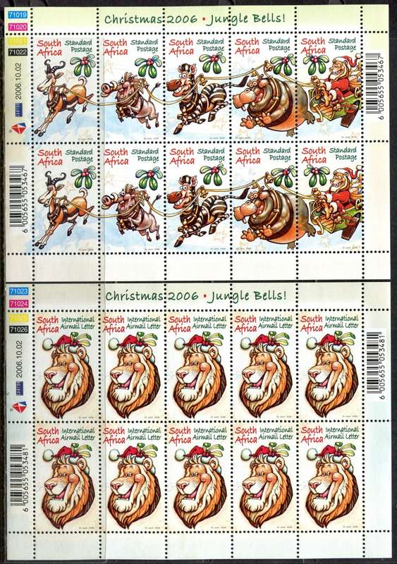 RSA - Set of 2 Full Sheets - 2006 - MNH