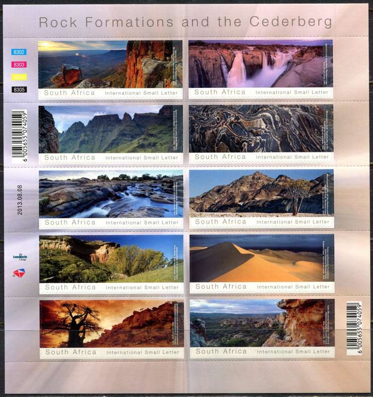 RSA - 1 Full Sheet - 2013 - MNH