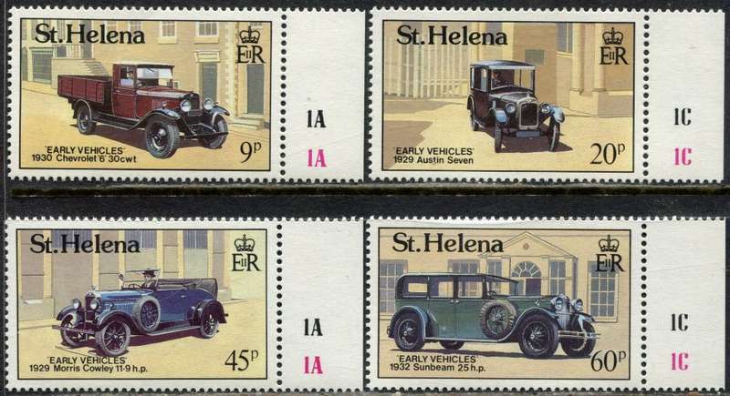 St. Helena - Cars - 1989 - MNH