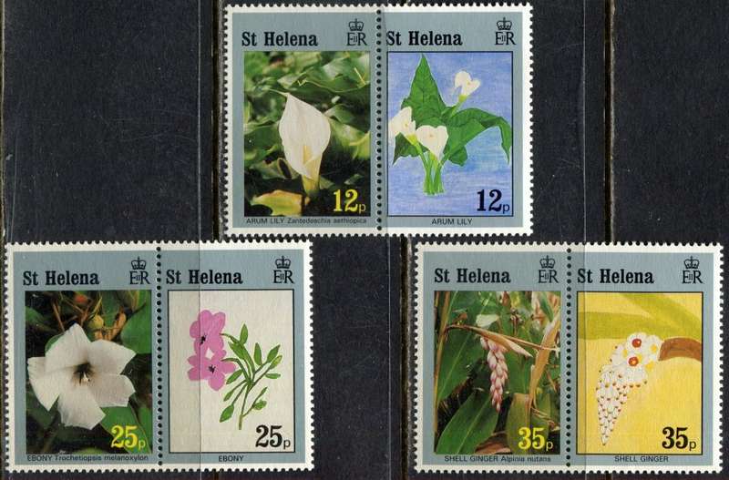 St. Helena - Flowers - 1994 - MNH