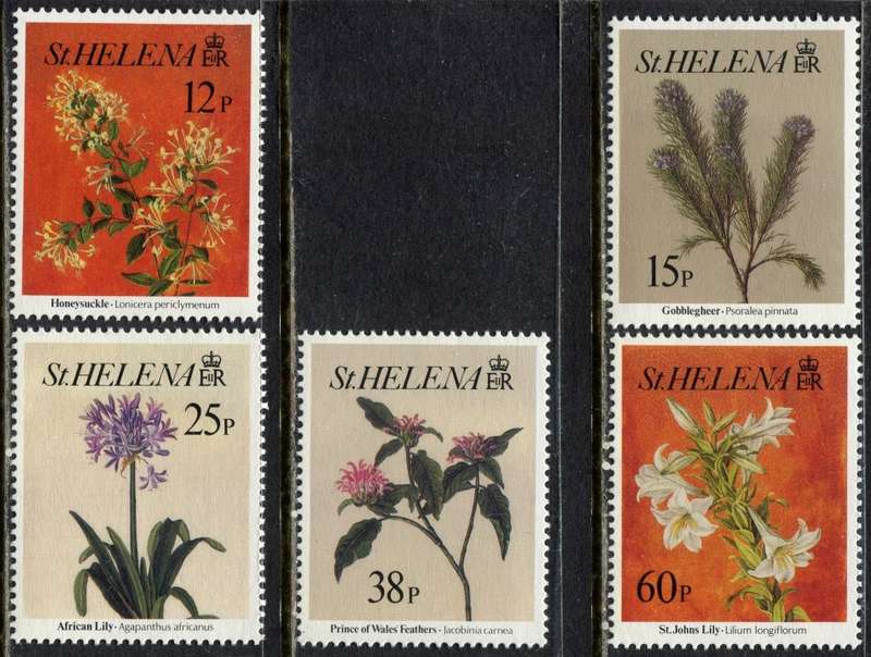 St. Helena - Flowers - 1994 - MNH