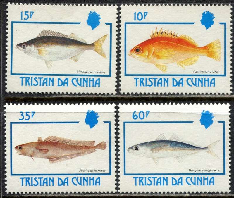 Tristan Da Cunha - Fish - 1992 - MNH