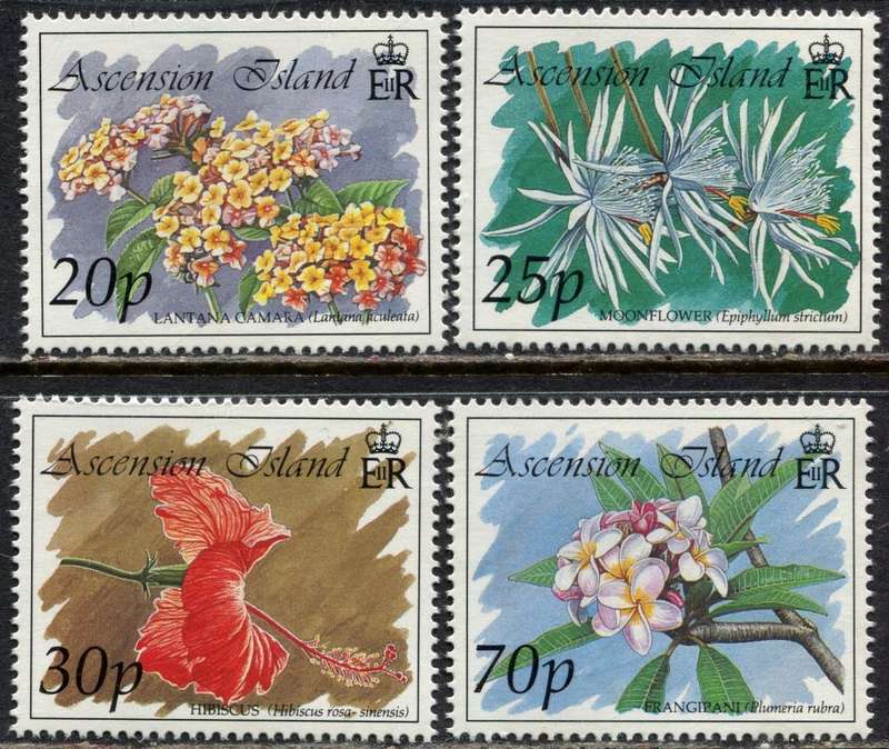 Ascension Island - Flowers - 1993 - MNH