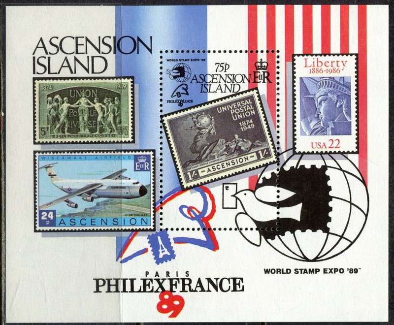 Ascension Island - Miniature Sheet - 1989 - MNH