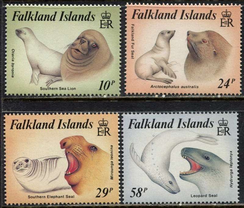 Falkland Islands - Seals - 1987 - MNH