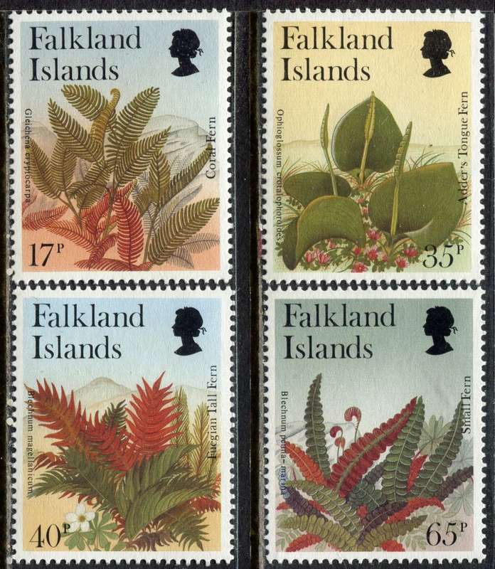 Falkland Islands - Ferns - 1997 - MNH