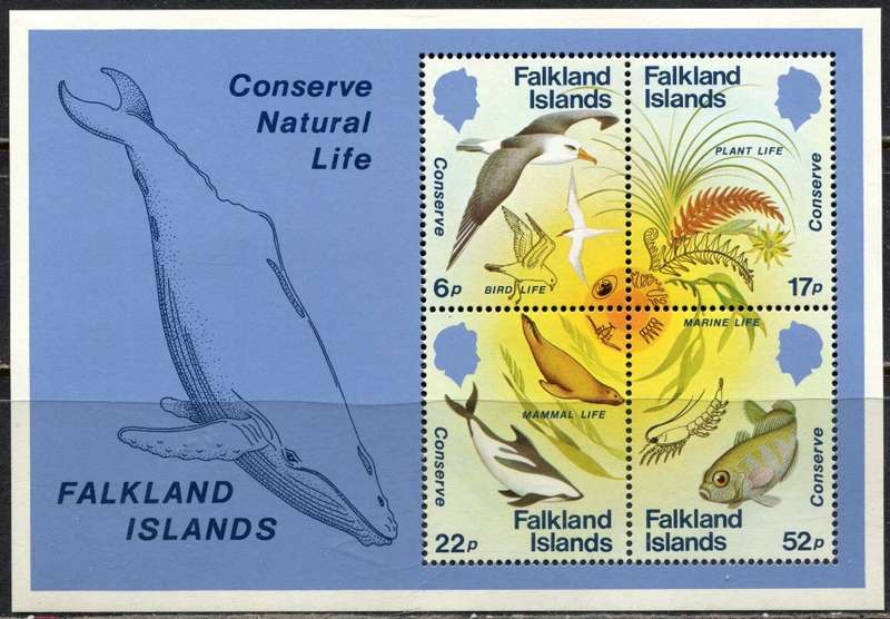 Falkland Islands - Fauna and Flora - Miniature Sheet - 1984 - MNH