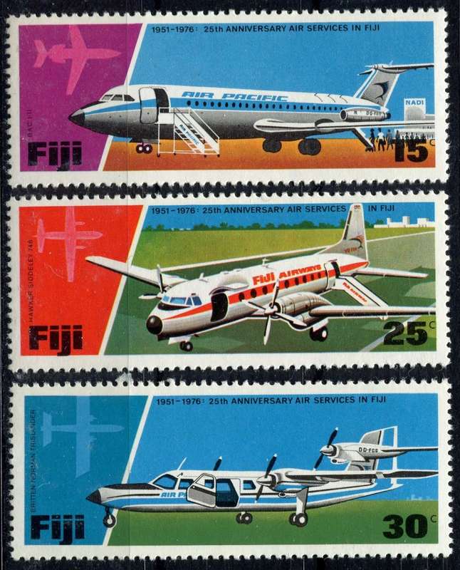 Fiji - Aircraft - 1976 - MNH