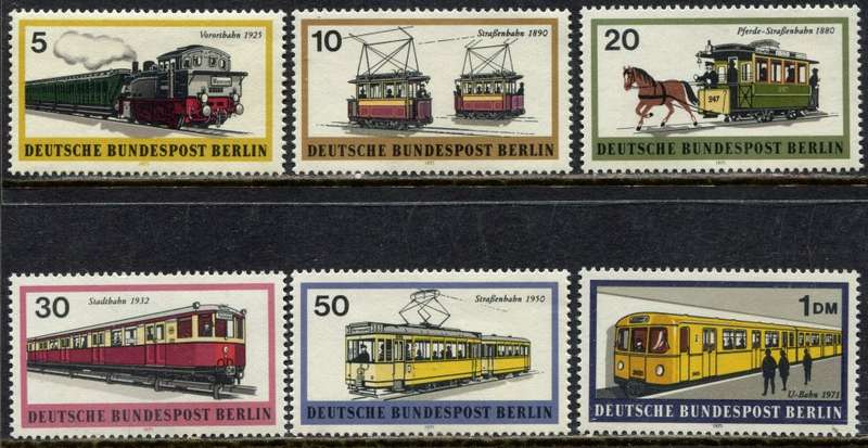 Germany/Berlin - Trains - 1971 - MNH
