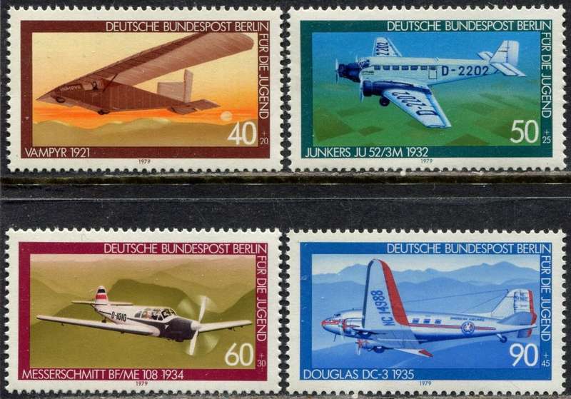 Germany/Berlin - Aircraft - 1979 - MNH
