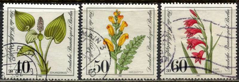 Germany/Berlin - Flowers - 1981 - Used