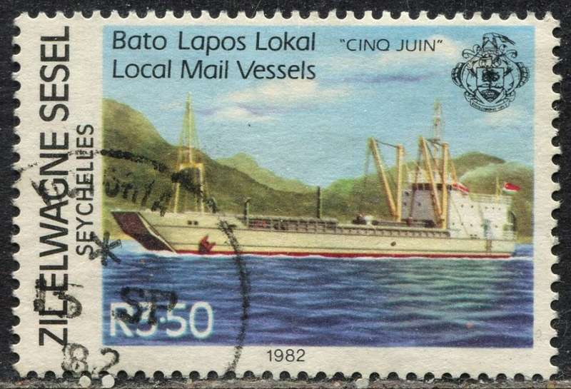 Seychelles - Ships - 1982 - Used