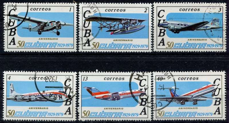 Cuba - Aircraft - 1979 - Used