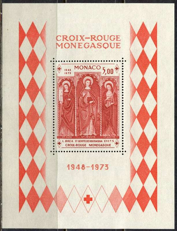 Monaco - Miniature sheet - 1973 - MNH