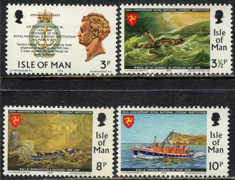 Isle of Man - Ships - 1974 - MNH