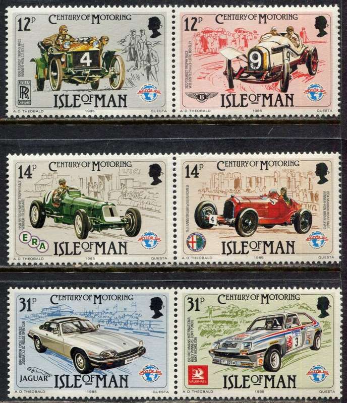 Isle of Man - Cars - 1985 - MNH