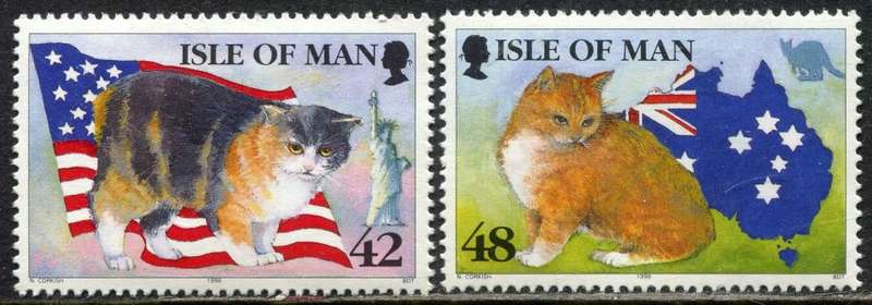 Isle of Man - Cats - 1996 - MNH