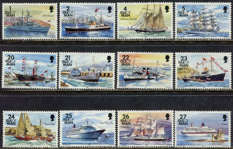 Isle of Man - Ships - 1993 - MNH