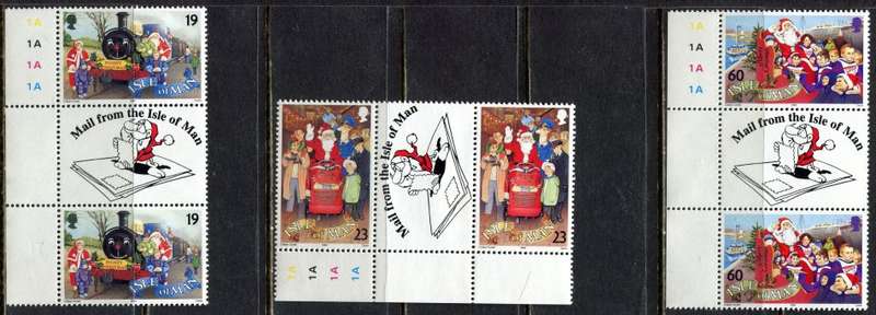 Isle of Man - Set of Gutter Pairs - 1994 - MNH