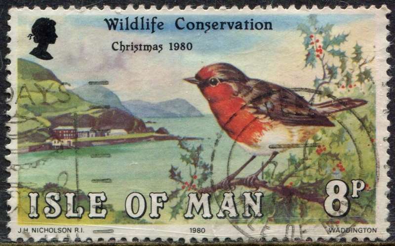 Isle of Man - Birds - 1980 - Used