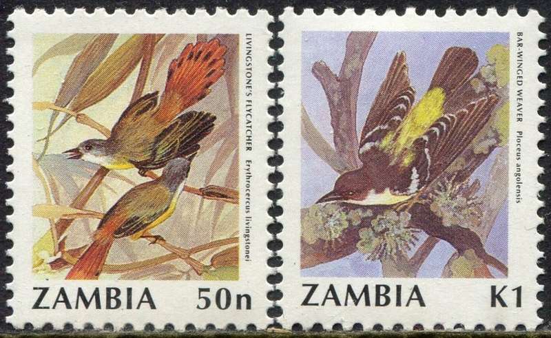 Zambia - Birds - 1990 - MNH