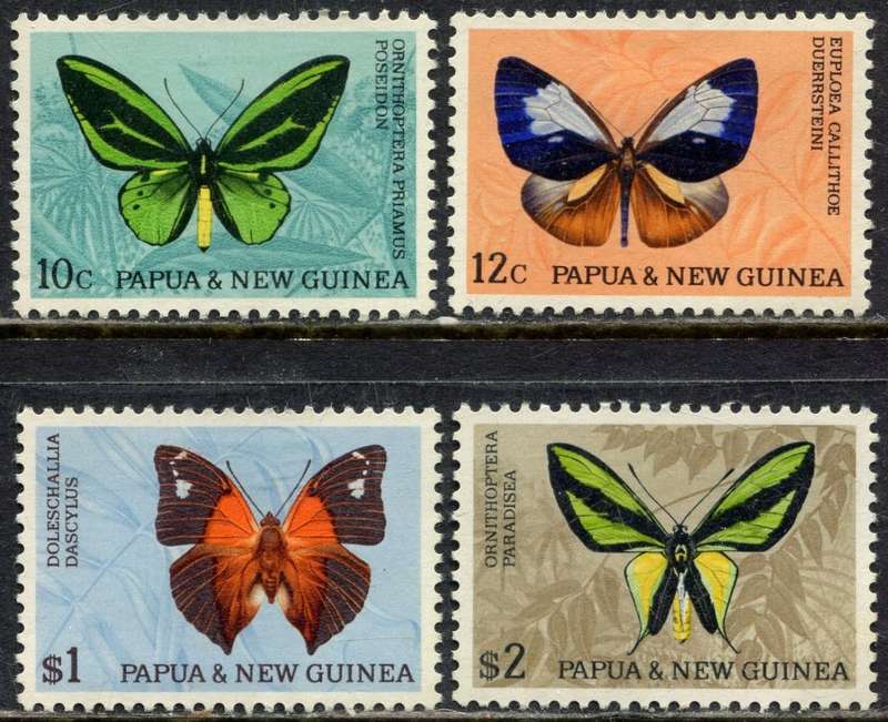 Papua New Guinea - Butterflies - 1966 - MM