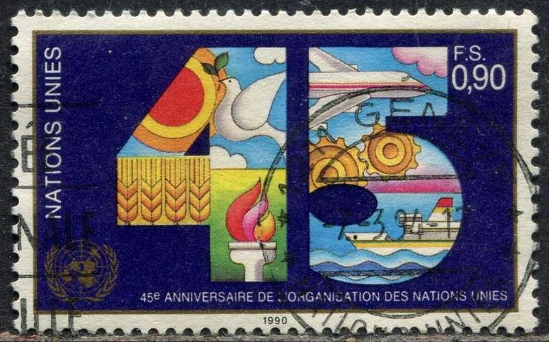 UN - Geneva - 1990 - Used